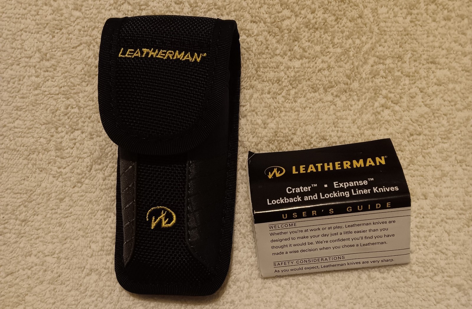 US Leatherman Expanse E55B NIB New Box Multitool Knife Nylon Sheath Bits Kit