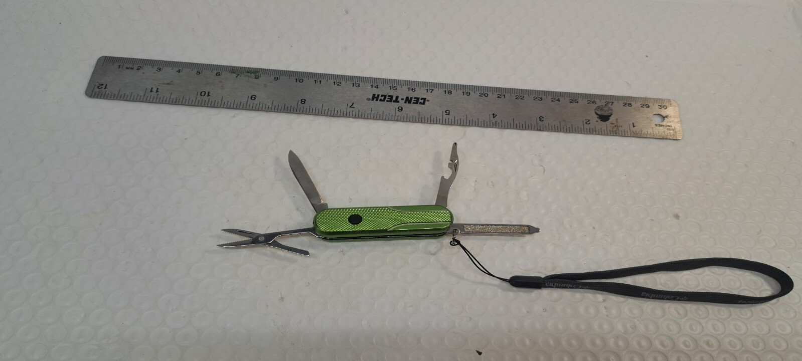 Columbia Tough Tool Green Multi Tool 4 Function Pocket Knife FREE SHIPPING