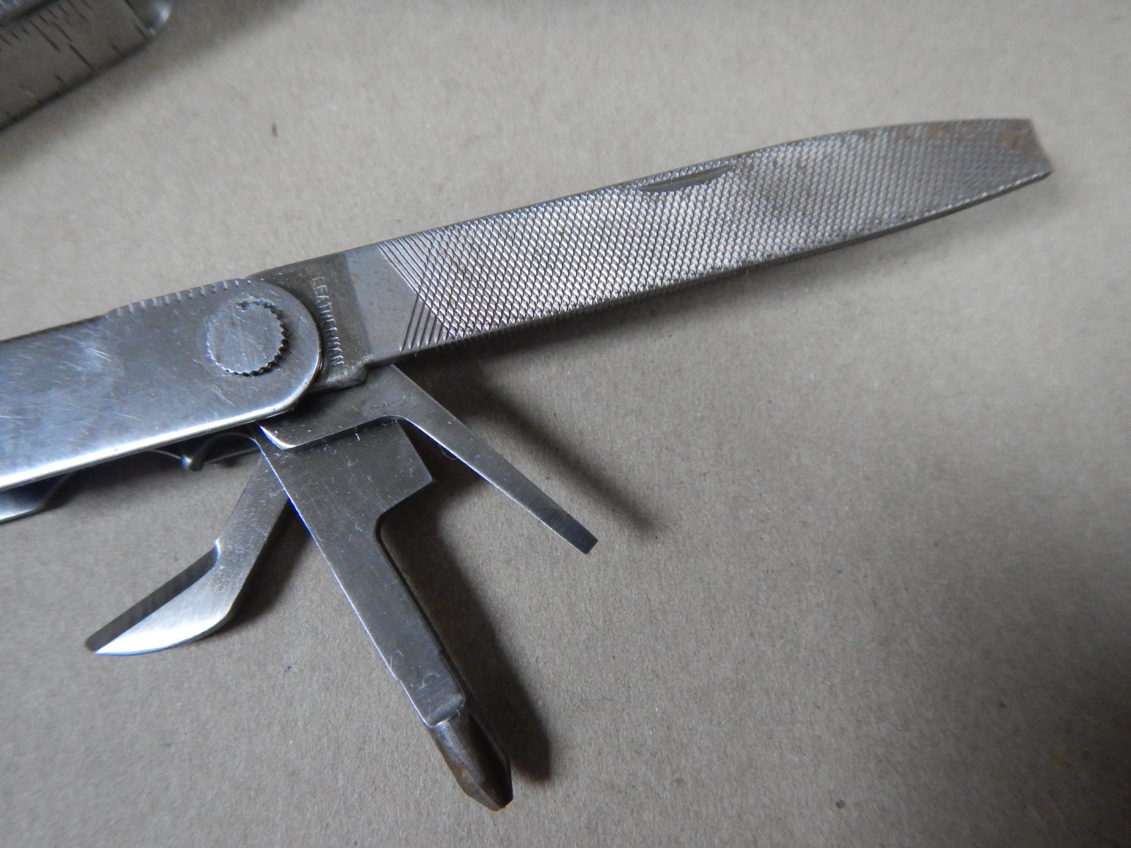 Original Leatherman Tool From The 90s with original leather sheath