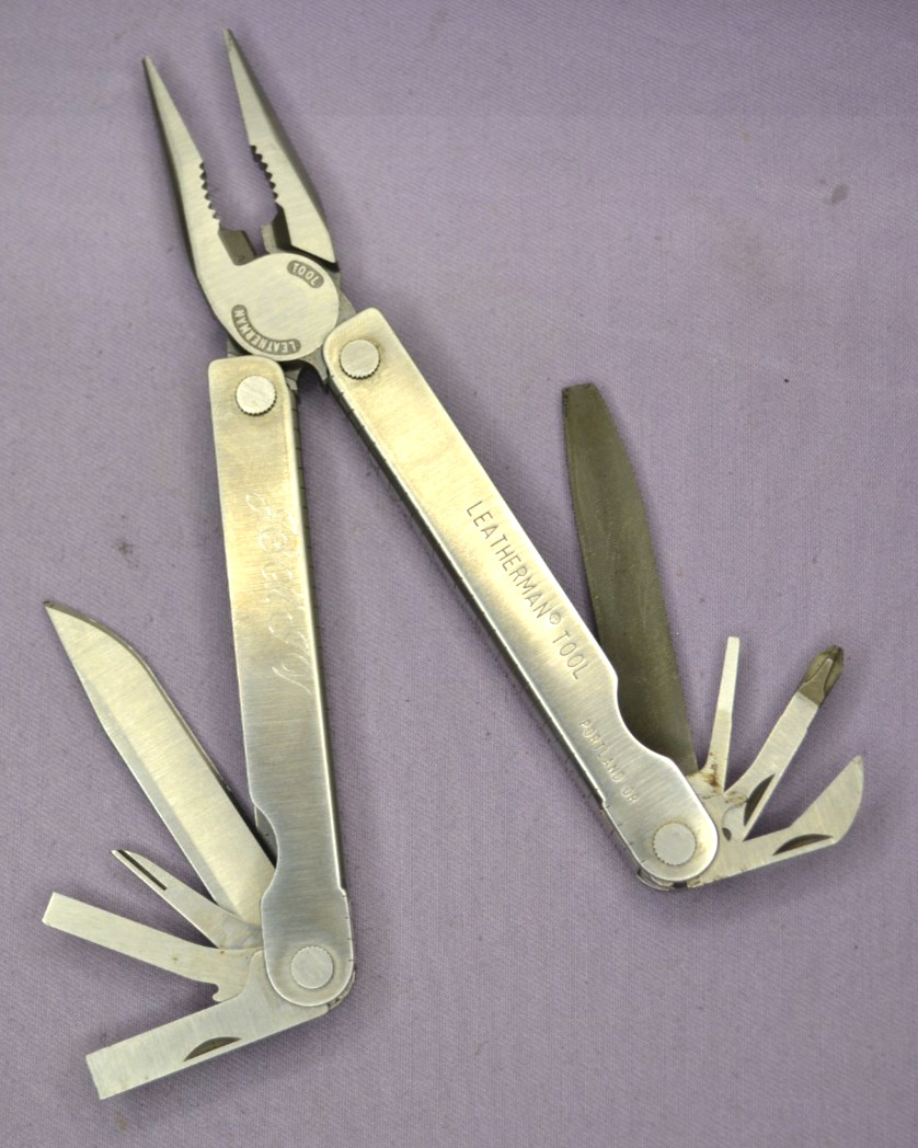 Vintage Leatherman Tool Multi-Tool Pocket Survival Tool Knife USA — Excellent