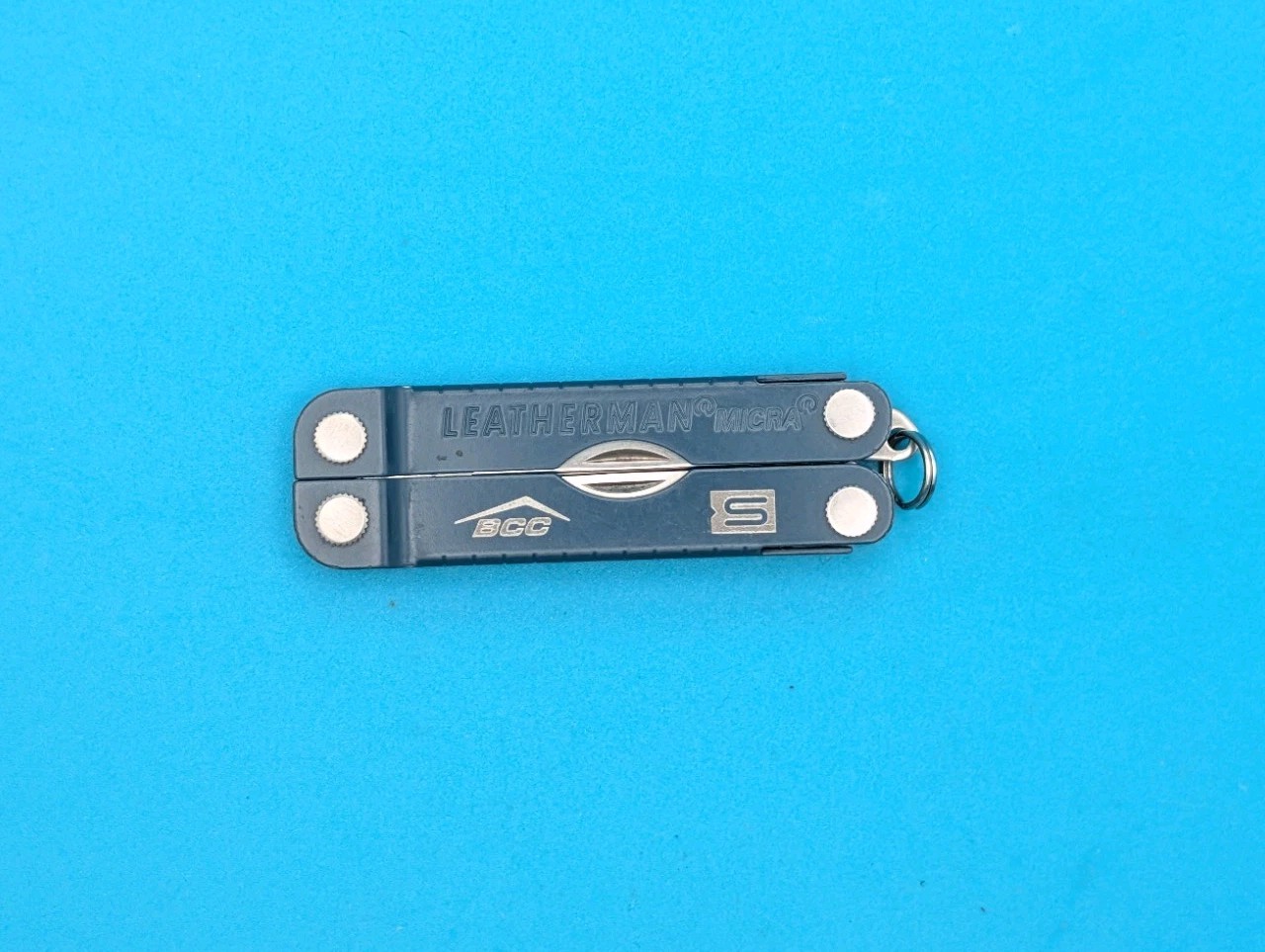 Leatherman Micra Multi-Tool, Knife, Scissors, Key Ring, Blue! *BCC*