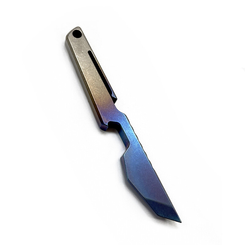 EDC Titanium Alloy Pry Bar Crowbar with Pocket Clip Bottle Opener Multi Tools