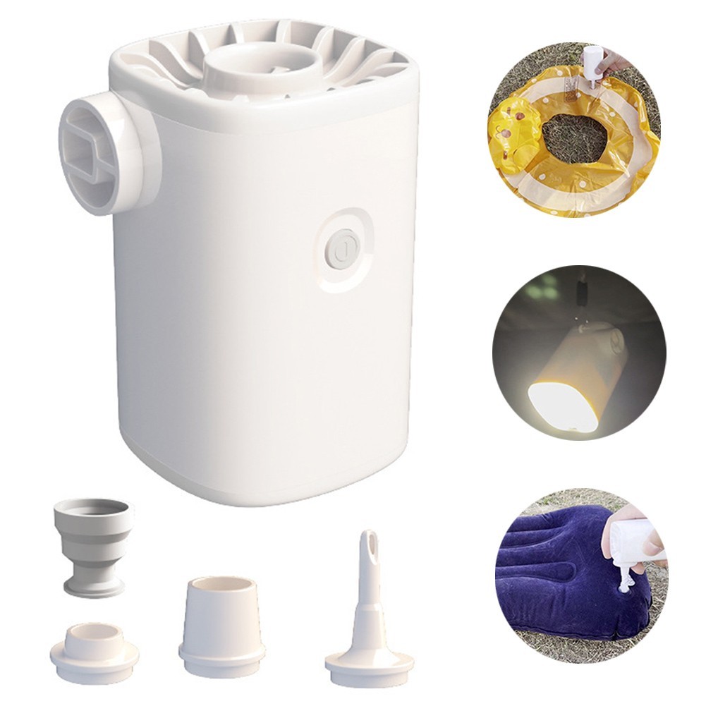 Sleek Design Outdoor Air Inflator Featuring Powerful LED Lighting Capability