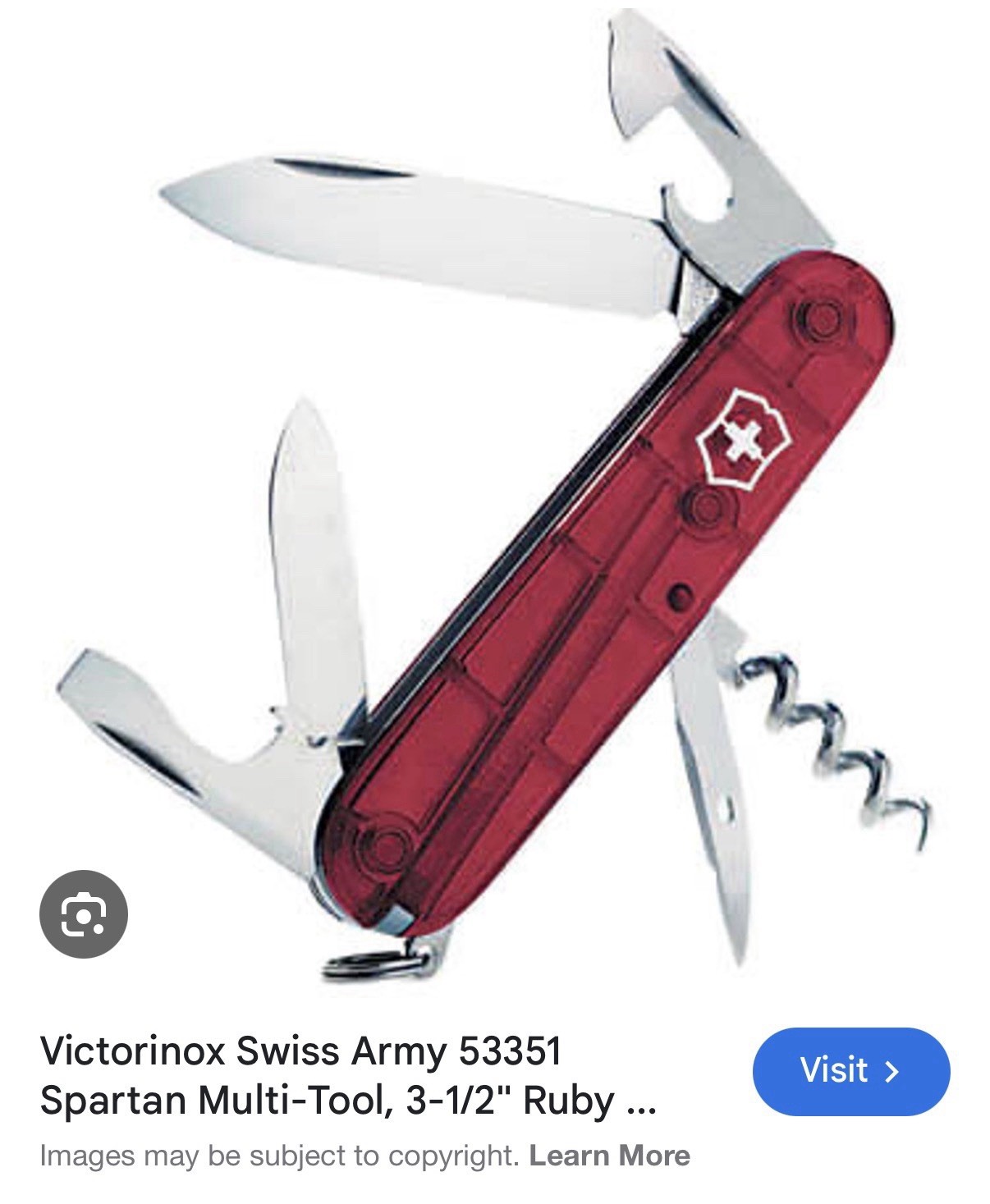 Pair of Victorinox Spartan MultiTool 3-1/2″ & Classic SD Pocket Knife 2-1/4″