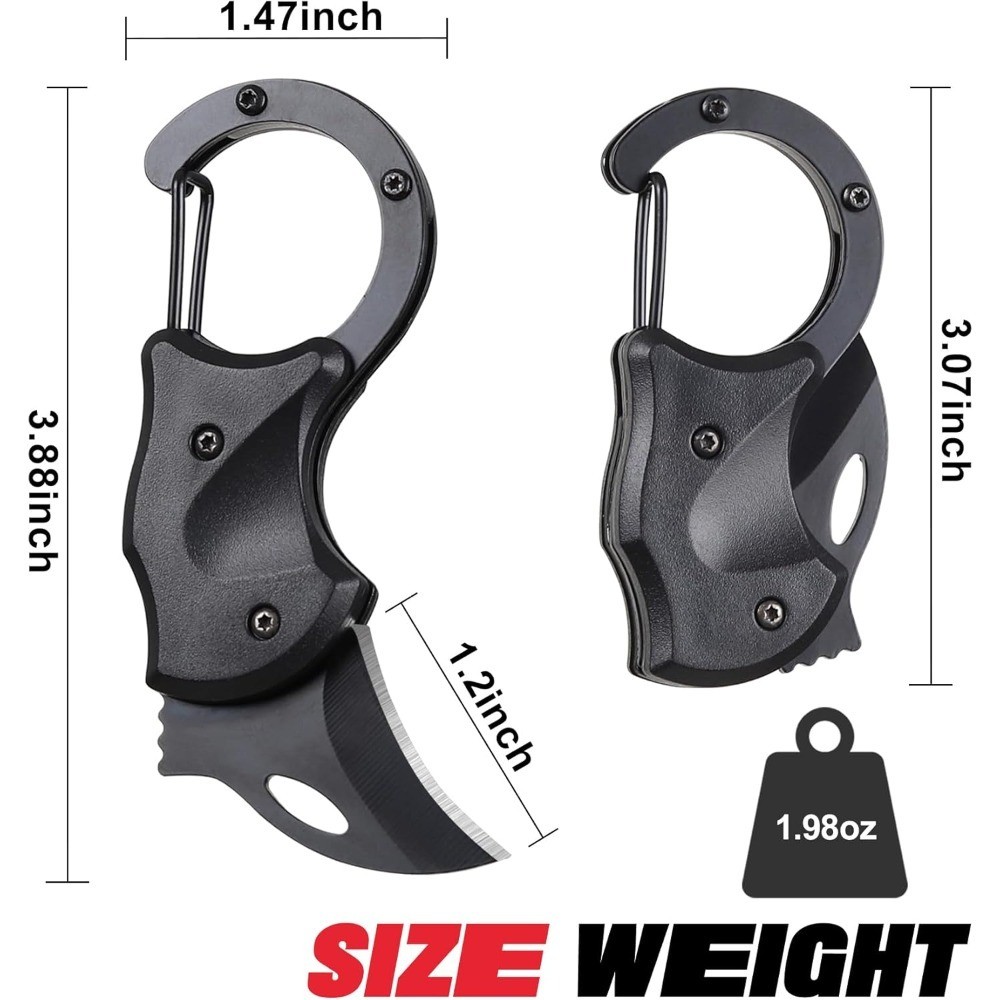 Pocket Knife for Men Keychain Multi Tool EDC Box Cutter Gadget for Camping