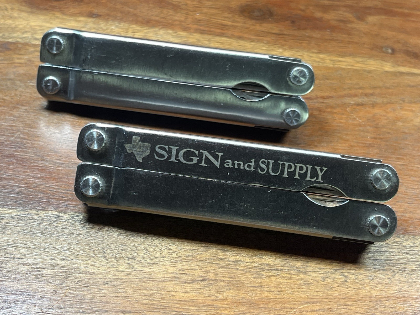 15 Function Multitool Plier Crimper Knife File + Sheath (Lot of 2)