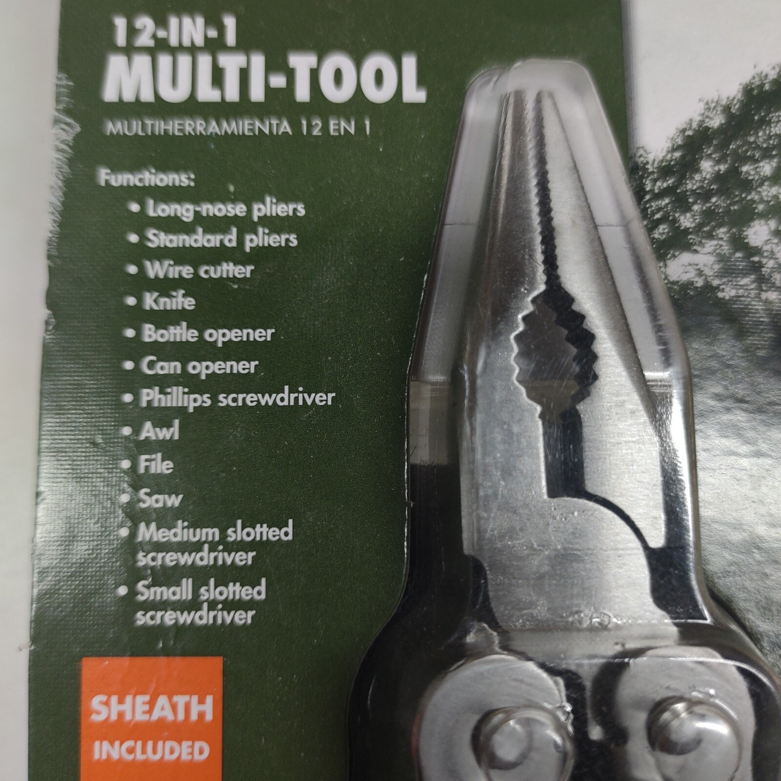 Ozark Trail 12-In-1 Multi-Tool with Sheath Hiking Outdoors Pocket Knife Camping