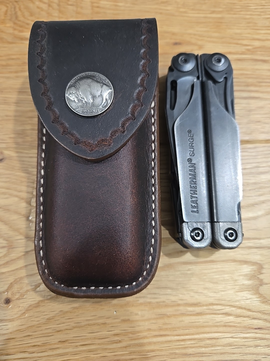 Leatherman Surge, Super Tool 300, Gerber Suspension. Leather Sheath only.