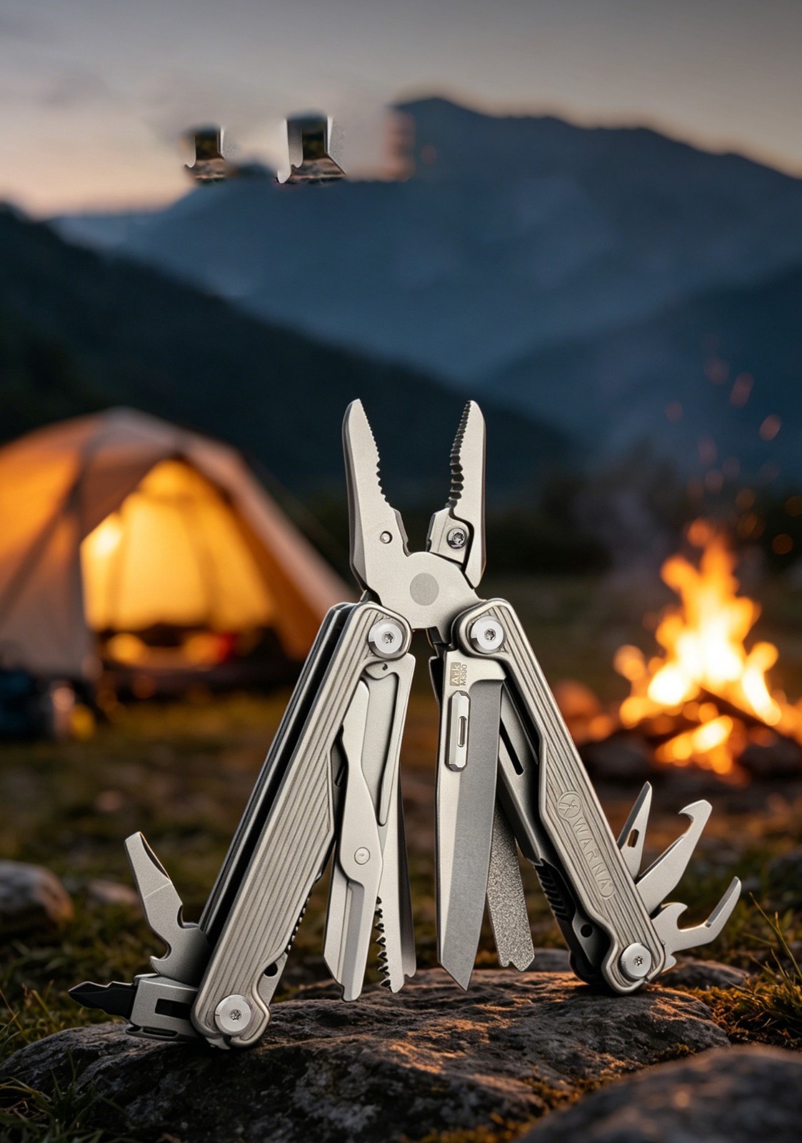 Folding Multitool Pliers EDC Camping Outdoor Utility Tool Stainless Steel