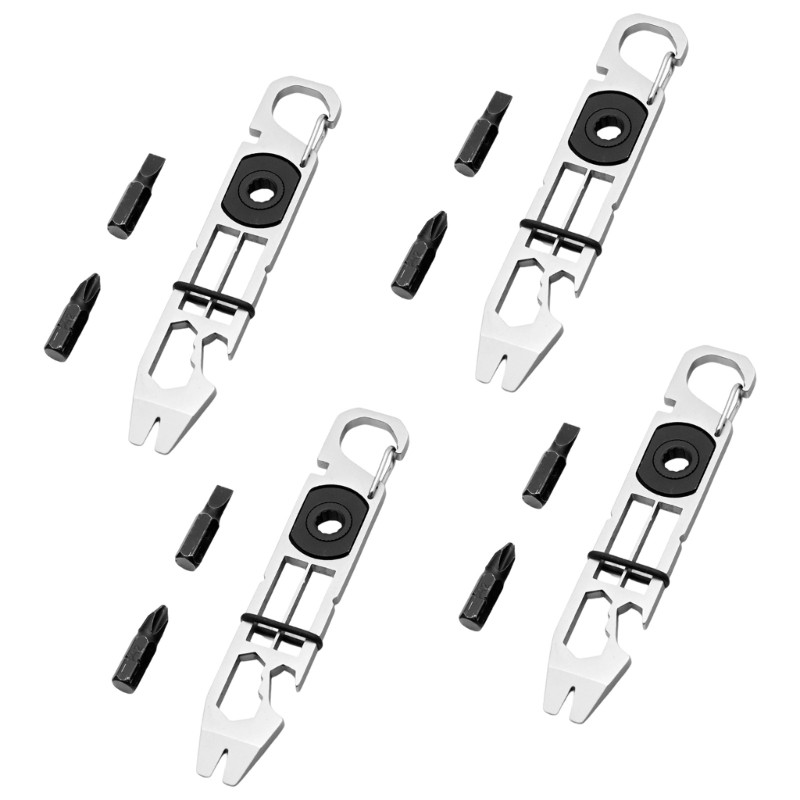 Multifunctional Bottle Opener Key Clip Waist Hanging Keychain Buckle Key Hook