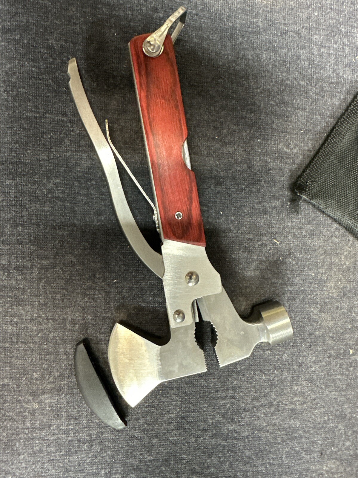 Stansport Emergency Camper’s Multi-Tool Hammer, Ax, Pliers, Saw, Knife, Screwdri