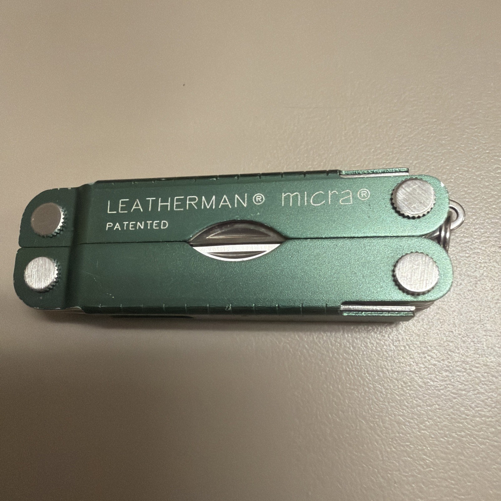 Leatherman Micra Multi-Tool Stainless Steel Blade Knife, Scissors, Key Ring