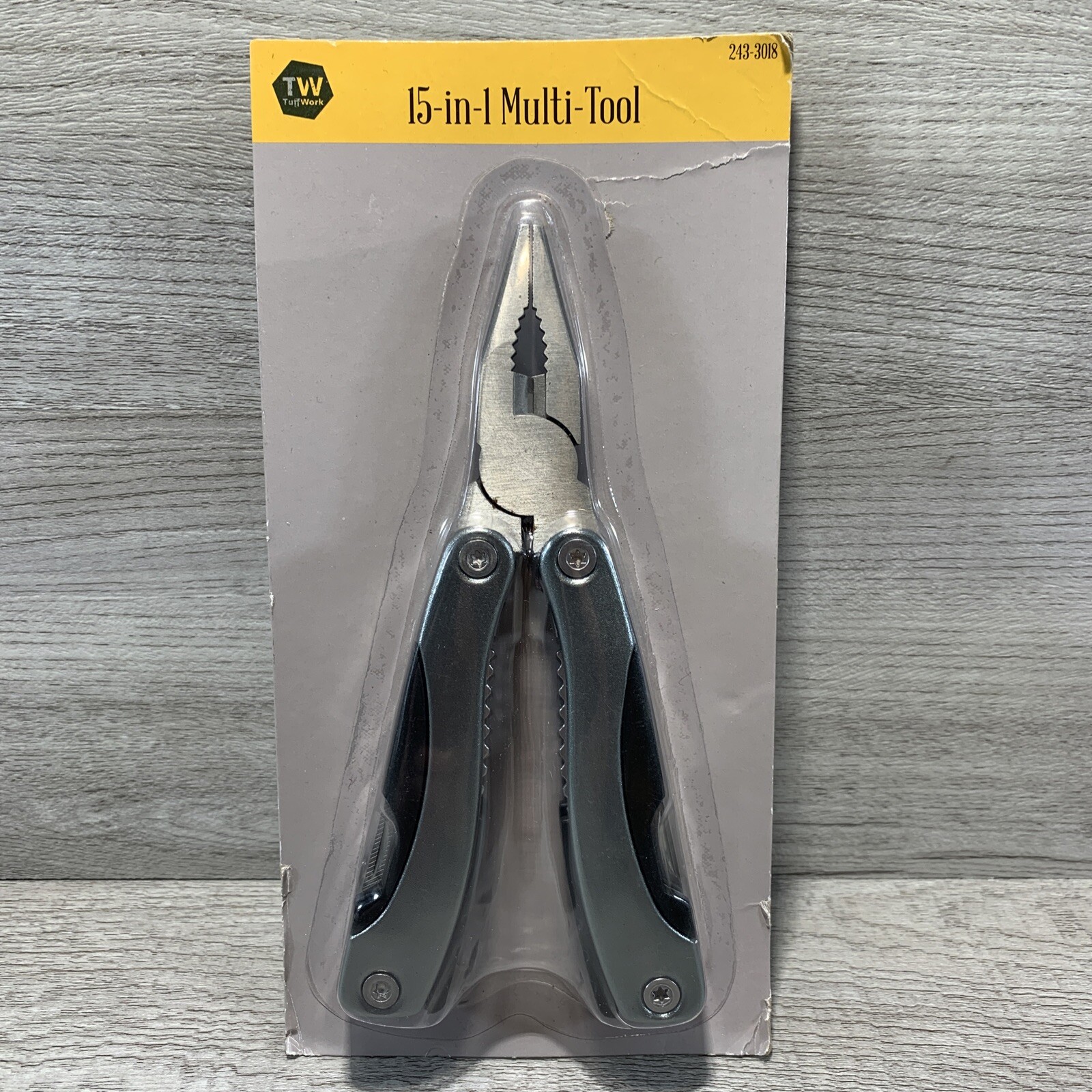 NEW Tuff Work 15-in-1 Multi-Tool — Knife, Pliers, Wire Cutter/Stripper & More!