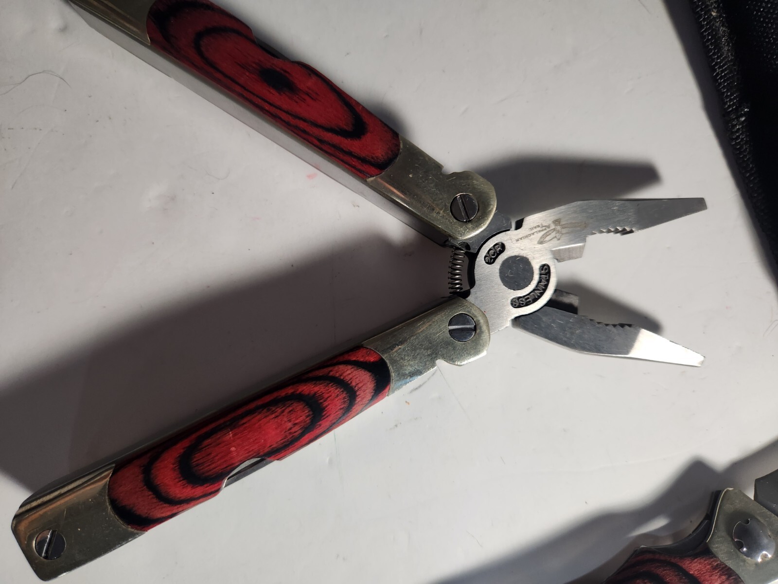 Appalachian Trail Multitool & Knife Set in Belt Case Knives Pliers & Saw More