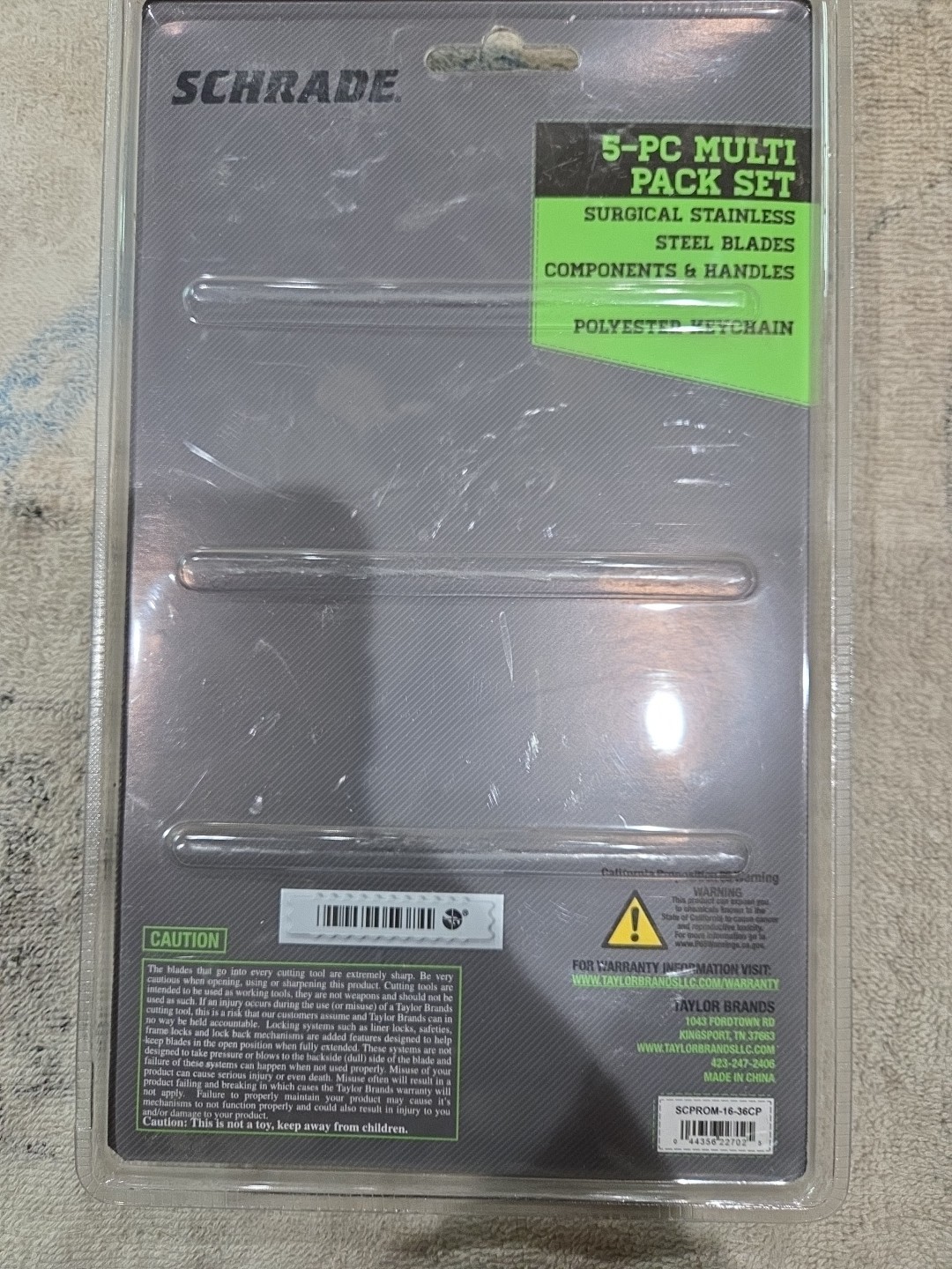 Schrade Multi Tactical Tool Set 5 Pieces NEW