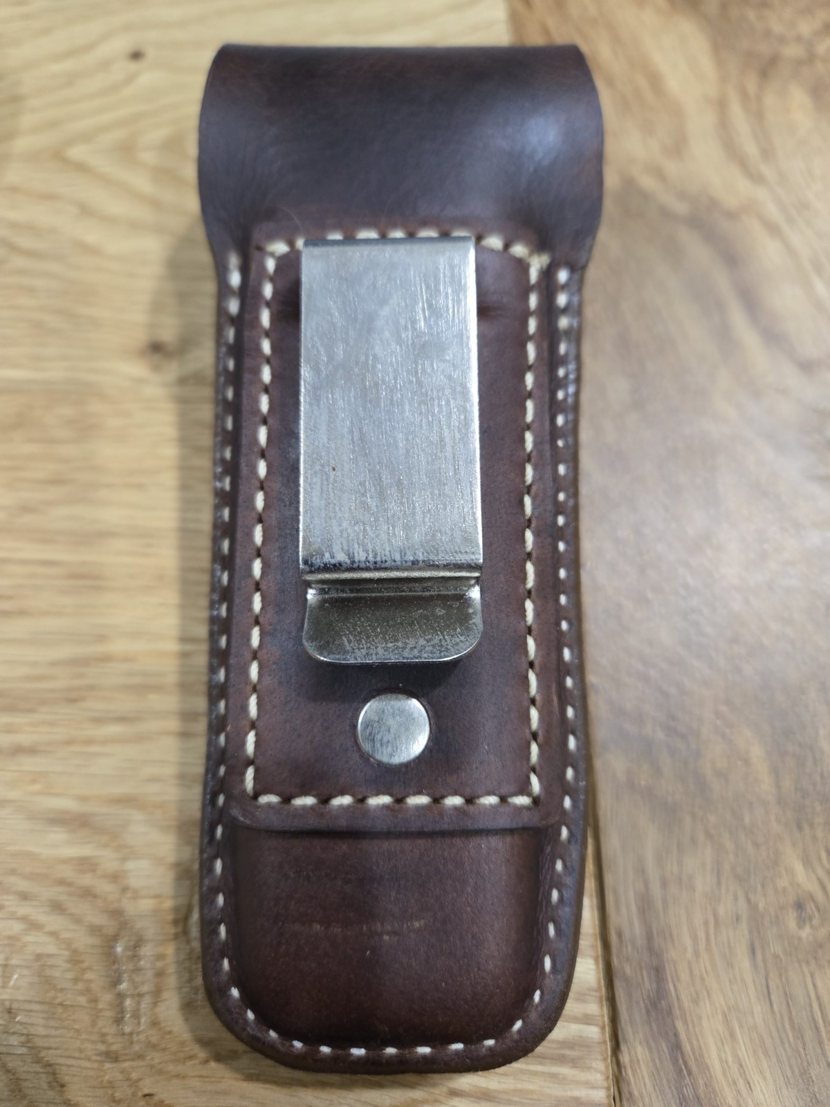 Gerber MP600 or Diesel multi tool leather sheath. Belt Clip. Sheath only.
