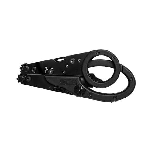 ParaShears Lightweight Backcountry Stainless Steel Multi-Tool, 11 Tools Black