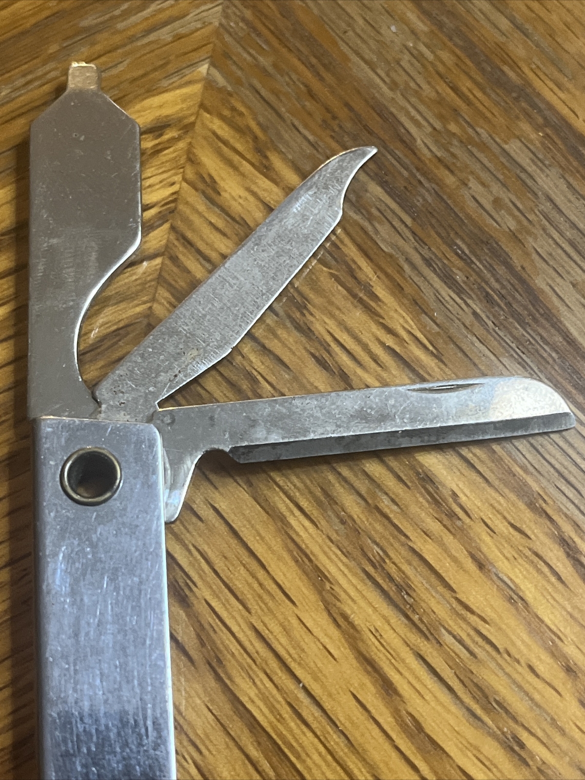 VINTAGE USA Pocket KNIFE & FILE & BOTTLE OPENER