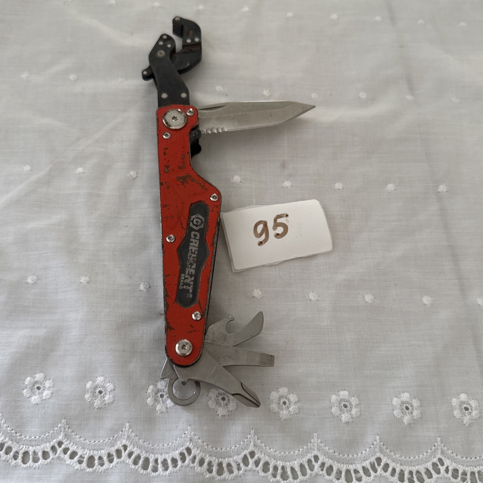 Crescent Folding Multi Tool Knife Wrench 3/8–5/8 9–16mm Red – Used