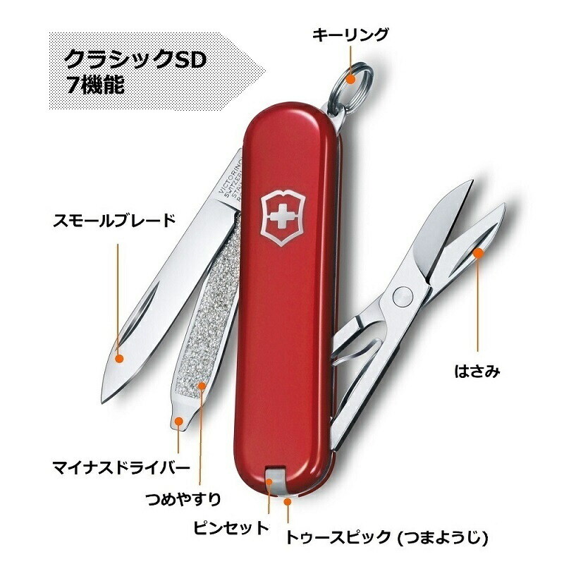 Victorinox Classic SD Multi-Tool Knife 10 Colors Keychain Gift Travel EDC