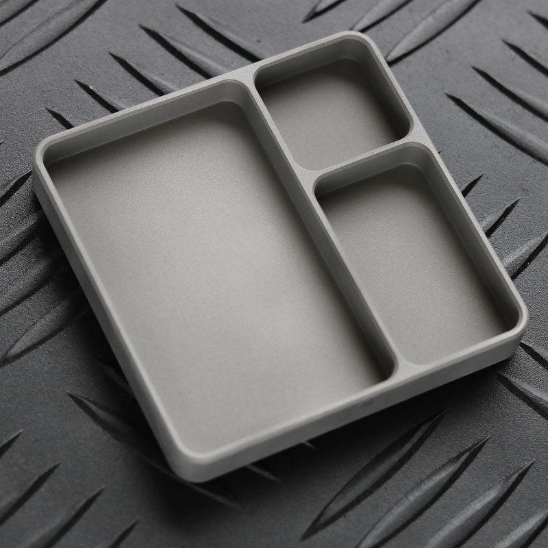 MINI TC4 Titanium EDC Organizer Crushproof Medicine Box No Lid