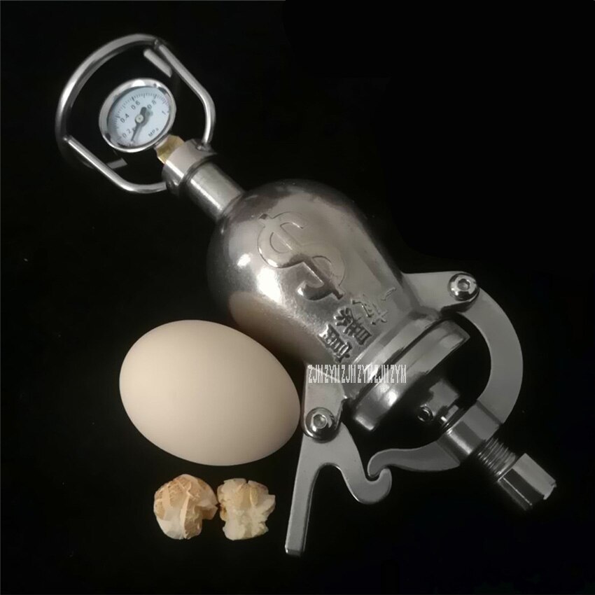 Multi Purpose Stainless Steel Mini Manual Popcorn Machine Indoor Decoration Gift