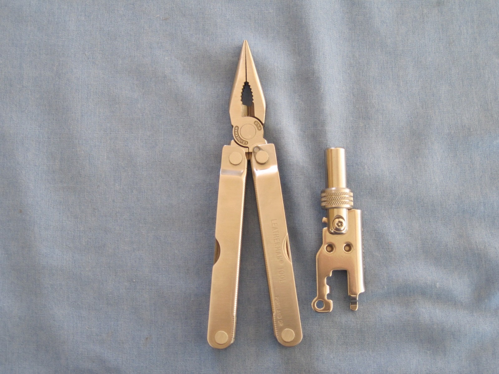 LEATHERMAN PST 97 SURVIVAL TOOL WITH TOOL ADAPTER & BIT SET