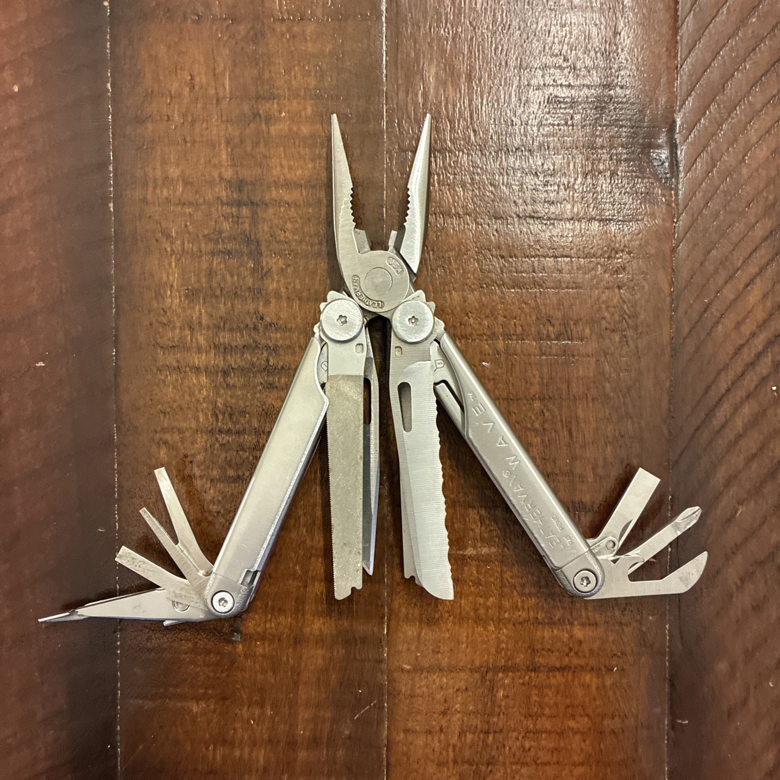 Leatherman Wave Pat Pend USA w/ Sheath Multitool 09/00 Discontinued Very Good