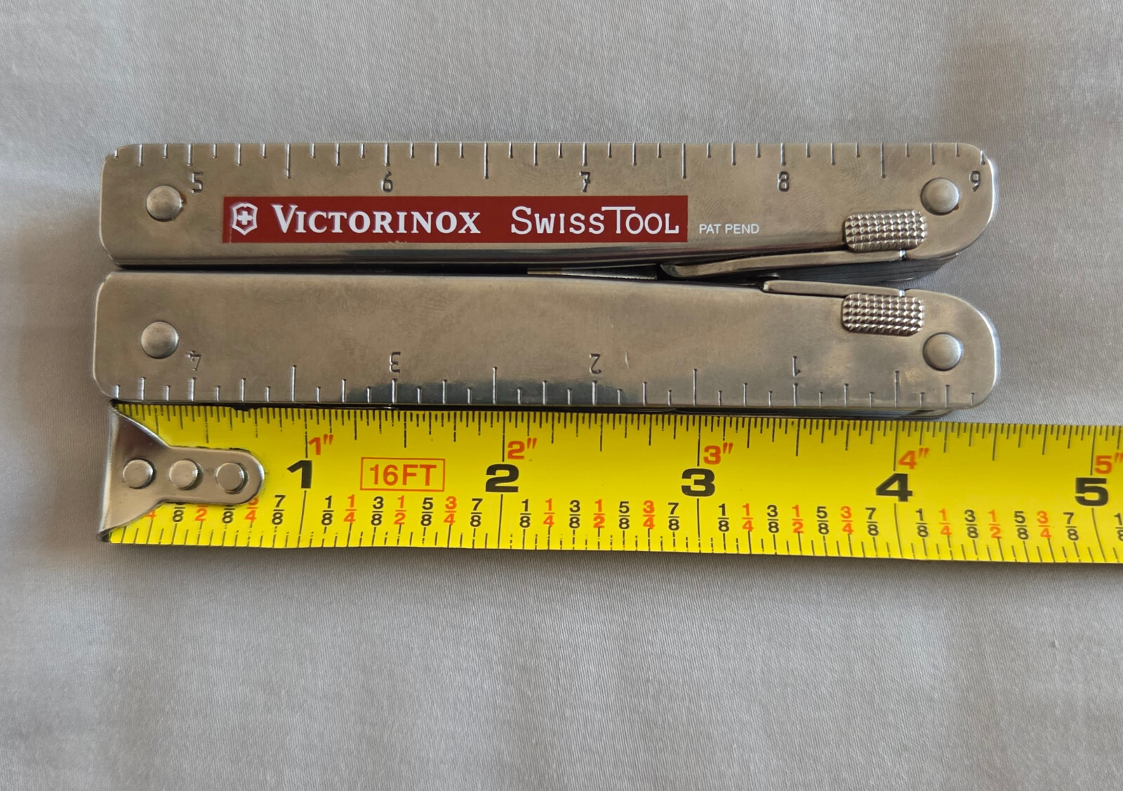 Vtg Victorinox SwissTool Pat Pend Swiss Army Knife Multi Tool Plier with Sheath