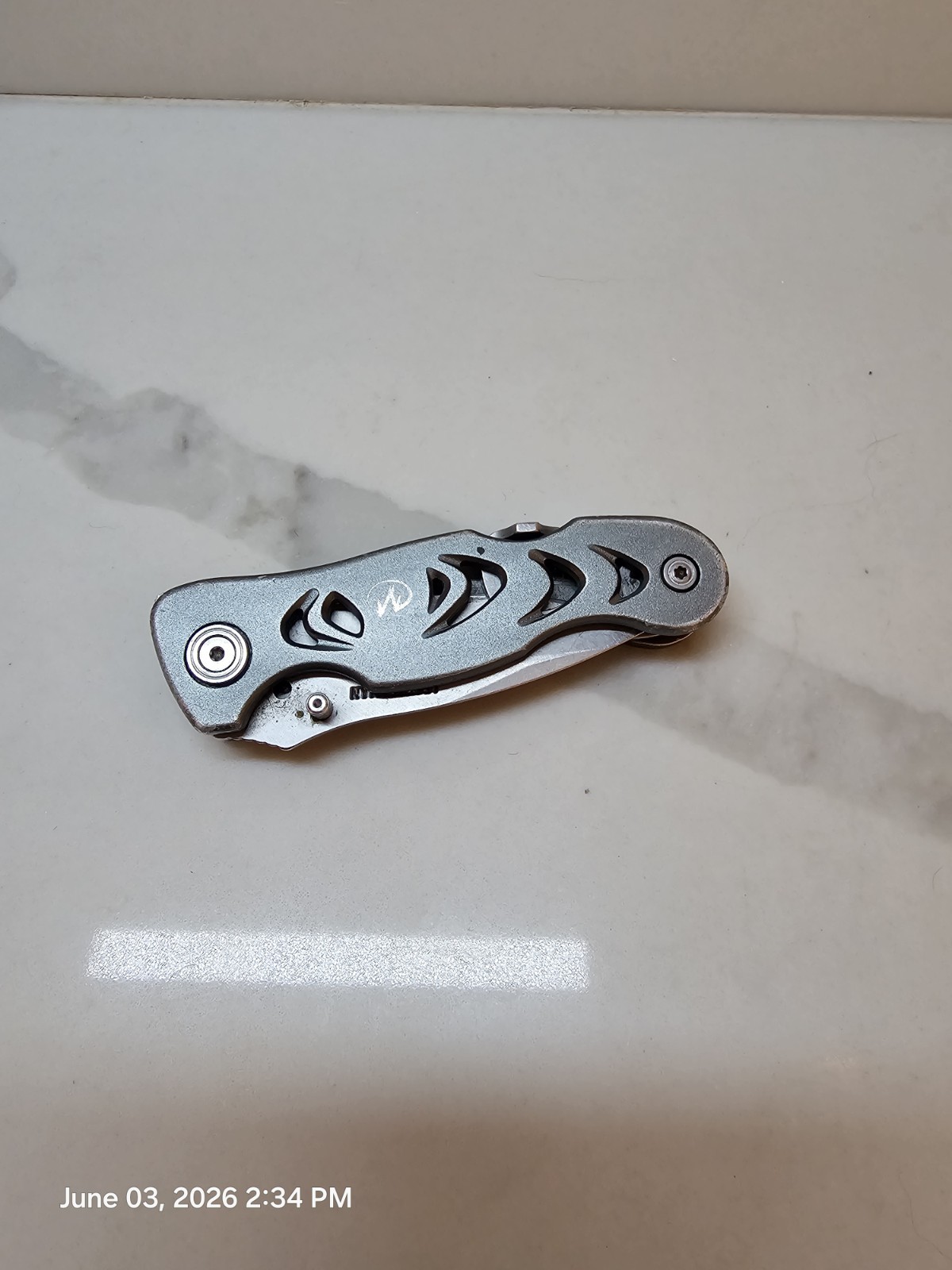Leatherman C308 Multi-tool Knife Flathead Phillips Carabeaner Used Good