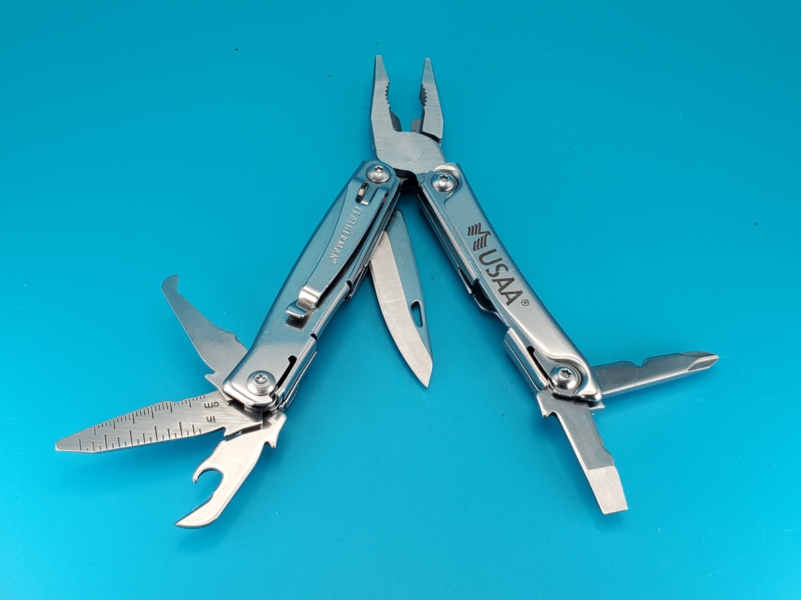 Leatherman Rev 3.8″ Multi-Tool, Stainless! USAA