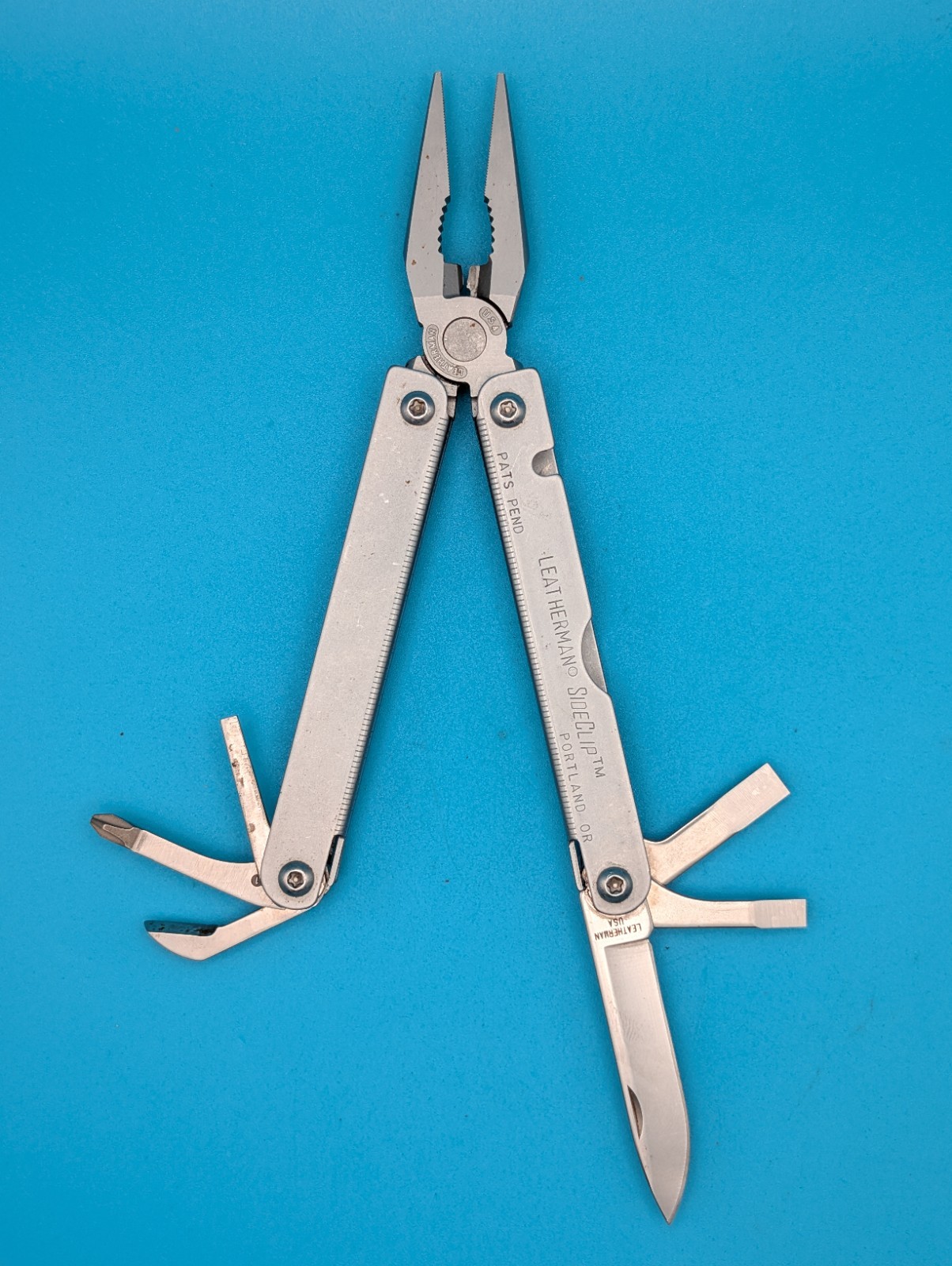 Leatherman SideClip Multi-Tool! With Sheath! 03/98 DATE STAMP! RARE!