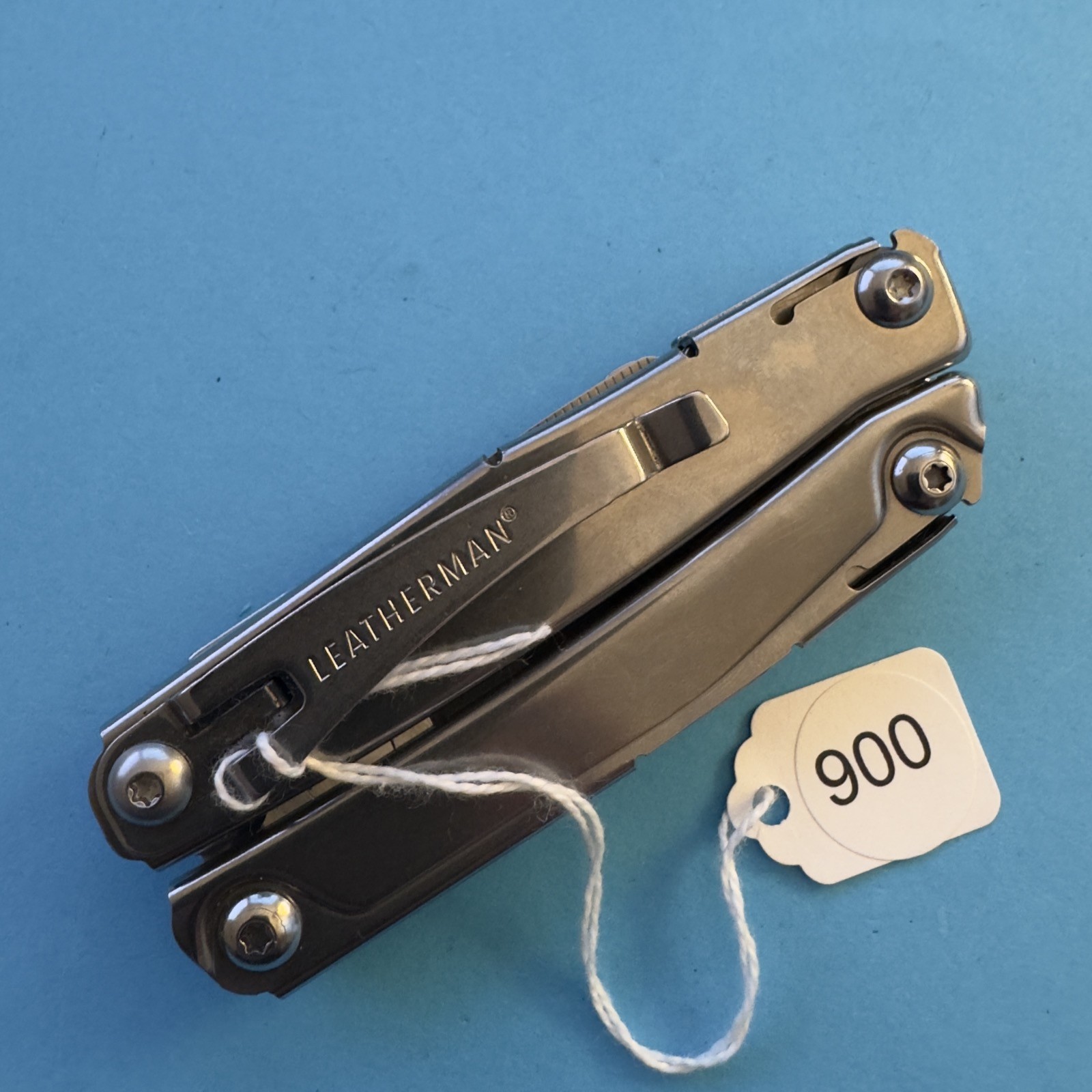 Leatherman Rev Plier Multi-Tool Pocket Clip Knife Stainless EDC #900