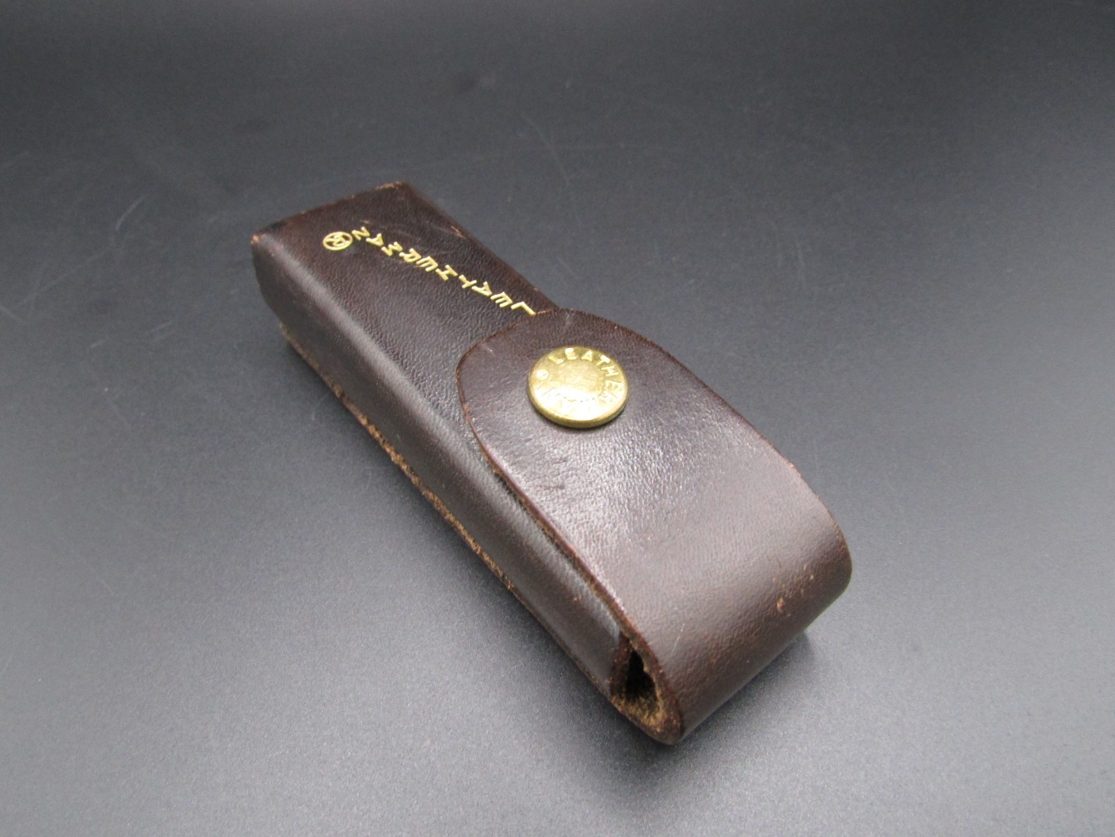 Vintage New Old Stock NOS Genuine Leatherman Multi-Tool Black Pouch Sheath 4 1/4