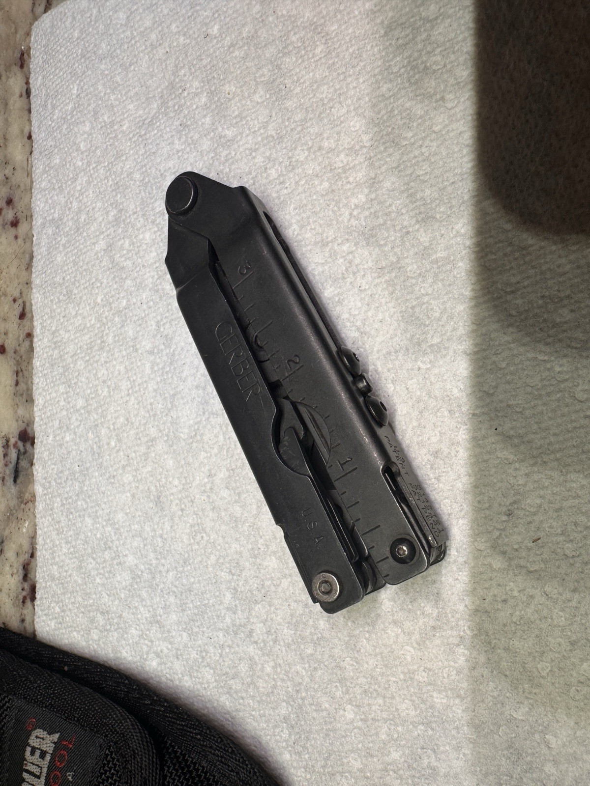 Vintage Gerber MP 3 Multi Tool USA Black w/ Nylon Case
