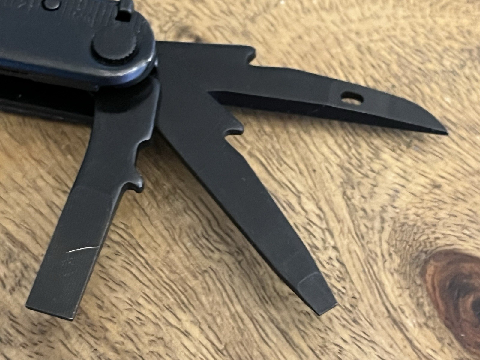 LEATHERMAN REBAR 17 Tool Multitool Black Oxide SUPER NICE!!! w/New Nylon Sheath
