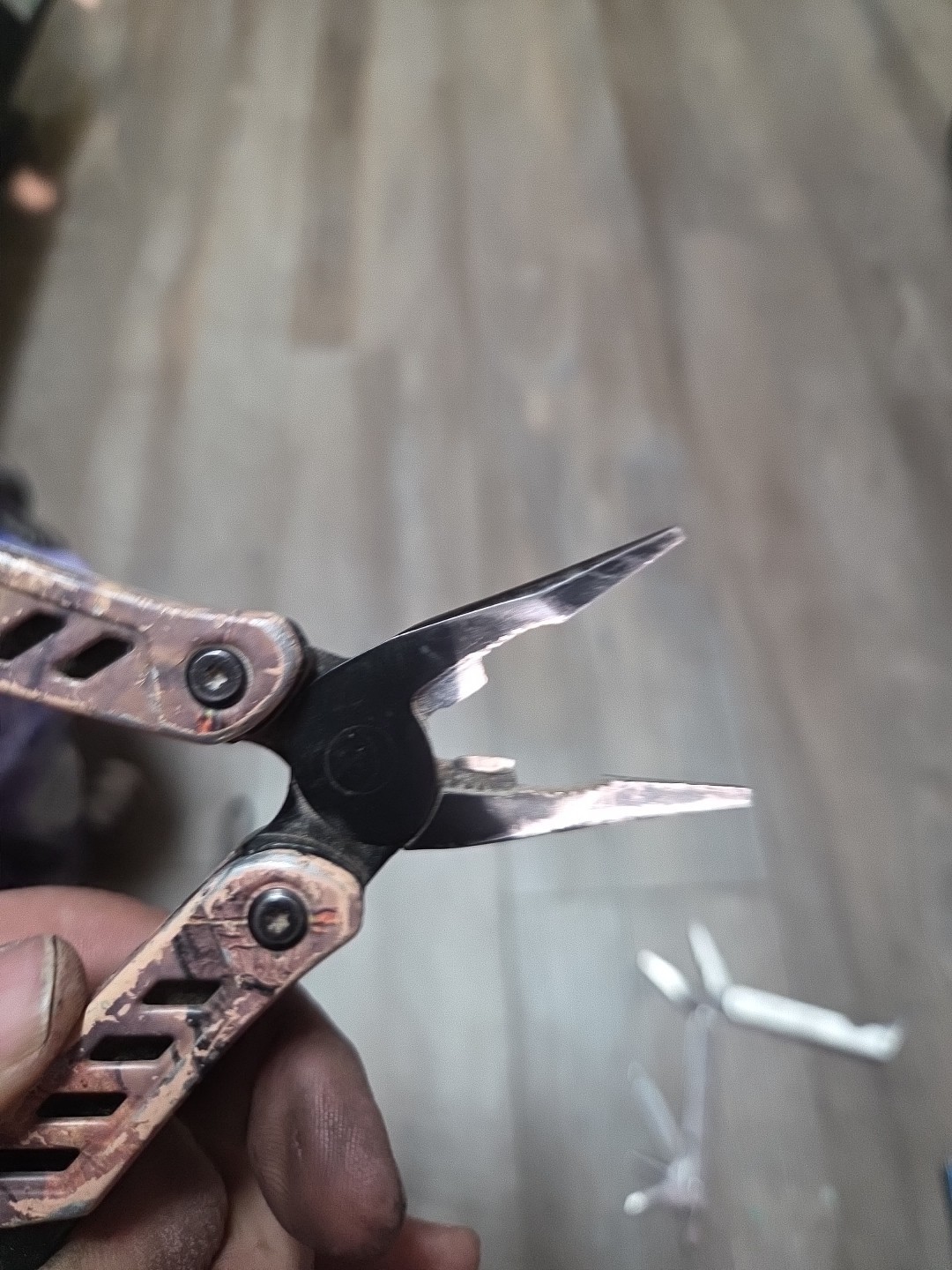 Camo Multi tool Pliers. Used Not Branded