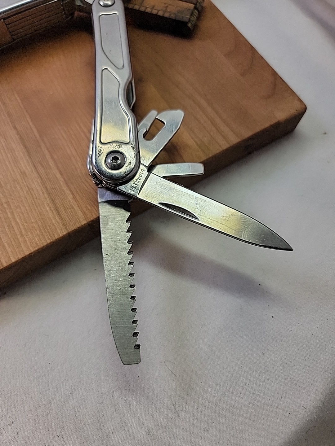 Kobalt Multi-tool Pocket Knife 9 Blade With Sheath Heavy Duty