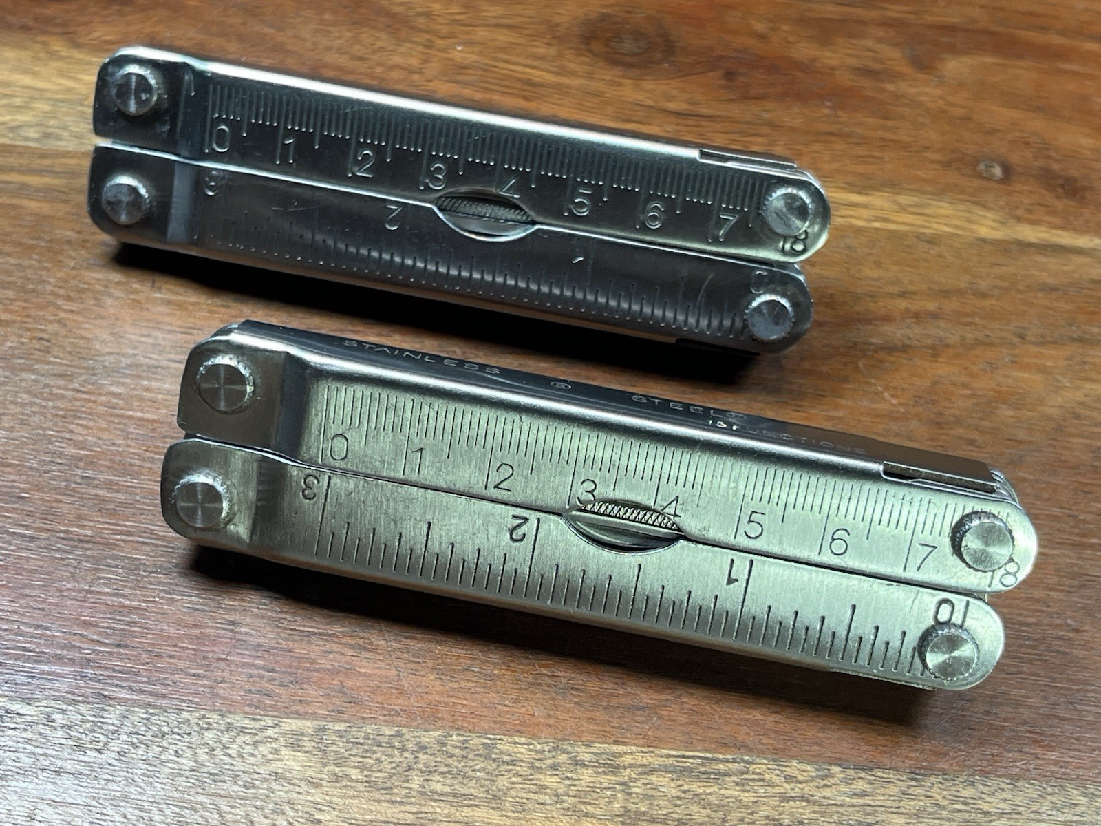 15 Function Multitool Plier Crimper Knife File + Sheath (Lot of 2)