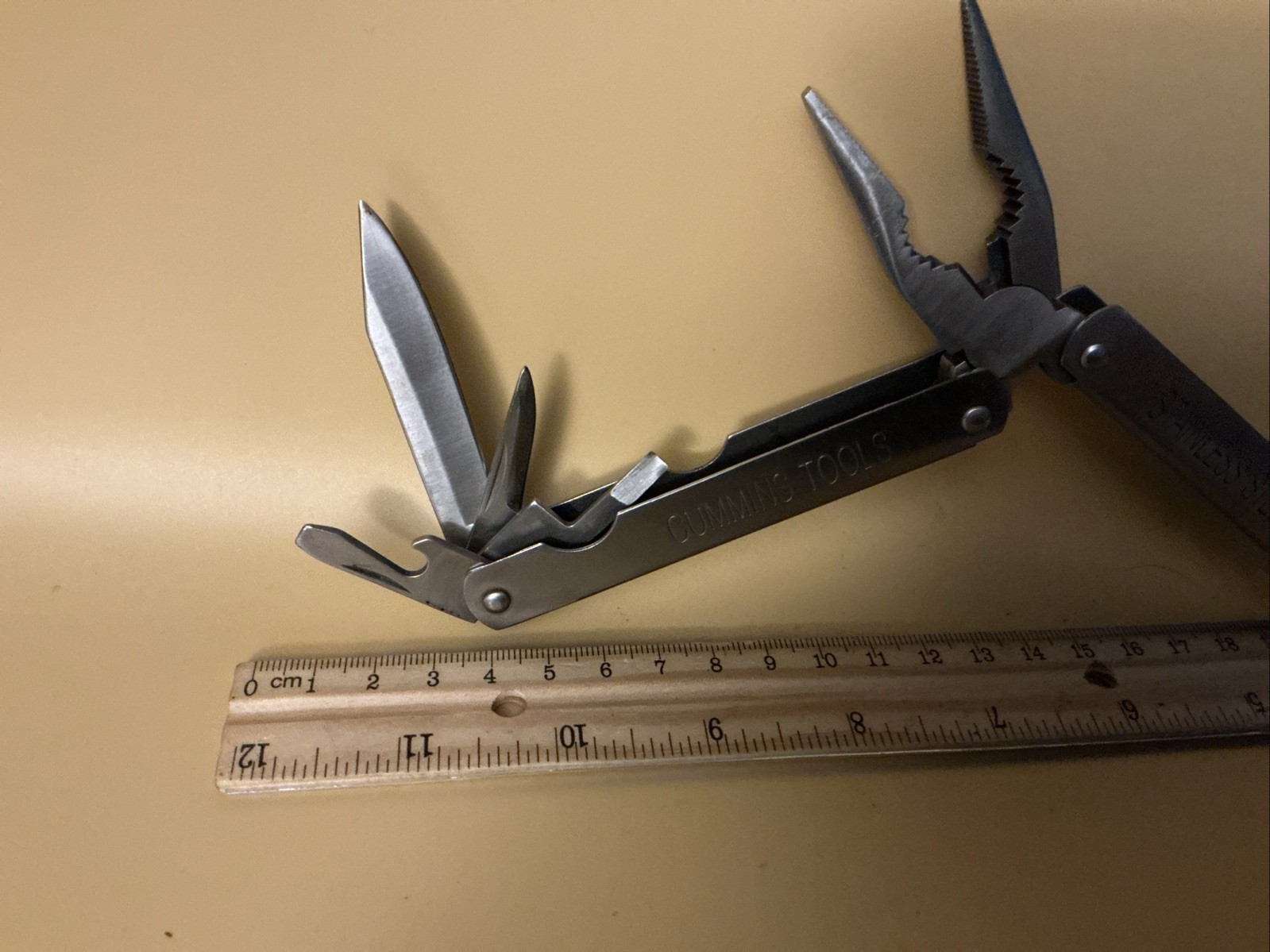 Ohio Forge Stainless Steel Multi Tool Saw Screw Drivers Can Opener **Various**
