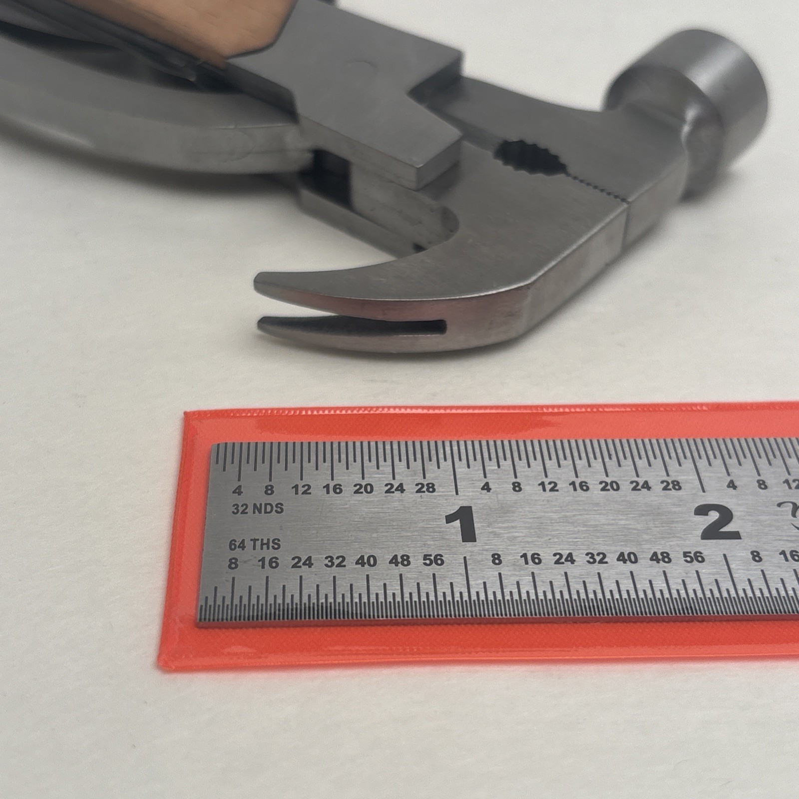 The Home Depot Wood Branded Mulitool Hammer Pliers Knife Saw File DIY Hunt Camp