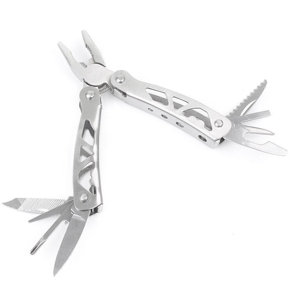 Outdoor Steel Multifunctional Pliers Tools Pocket Folding Screwdriver Knife EDC
