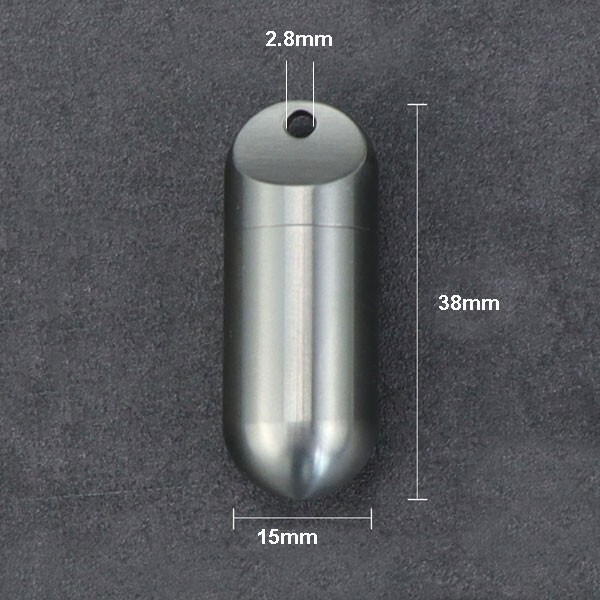 EDC Outdoor Waterproof Box Portable Pendant Key Chain Seal Storage container Box