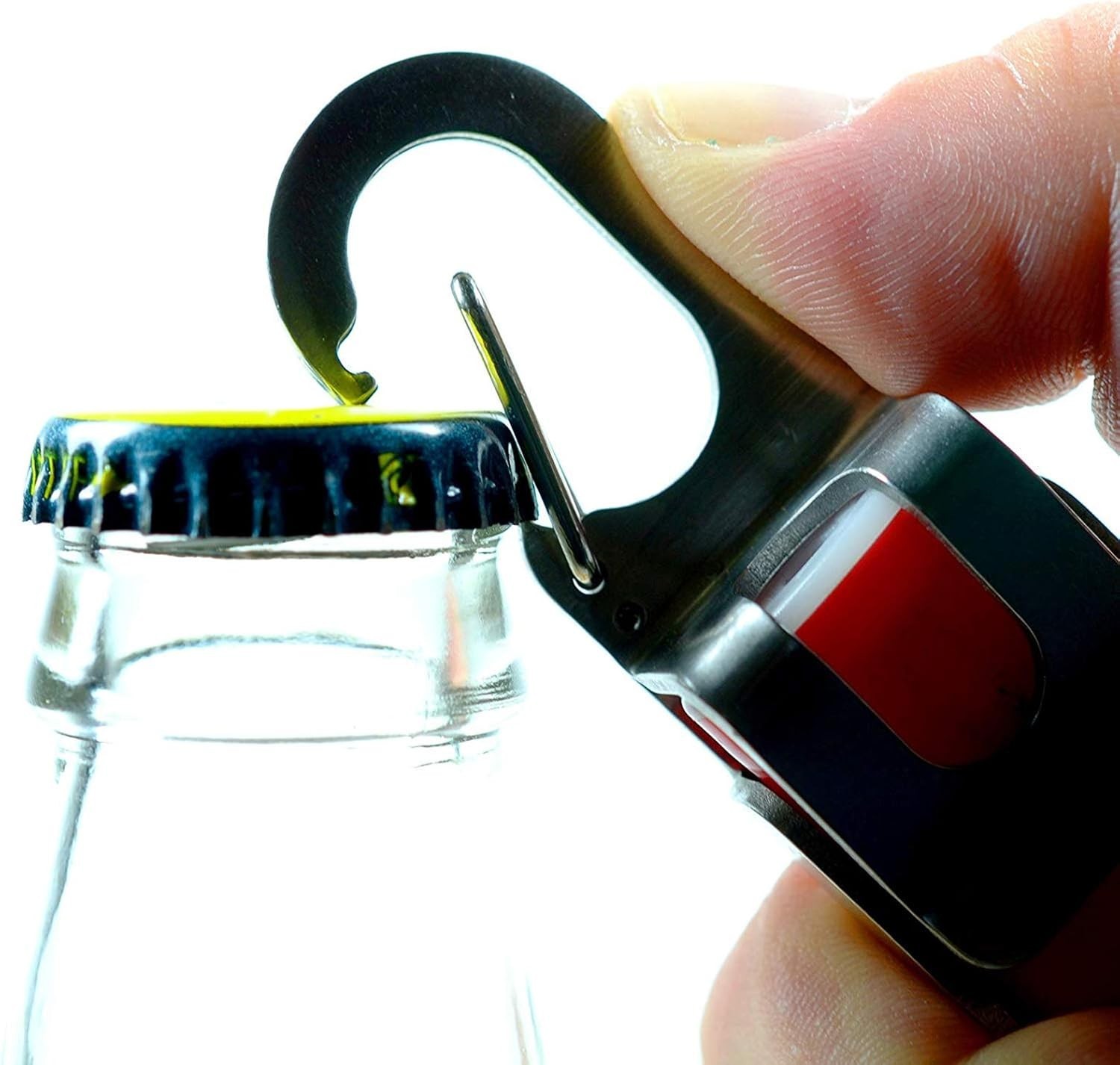 Screwpop BIC Lighter Holder Keychain Multi-Tool Bottle Opener Carabiner EDC