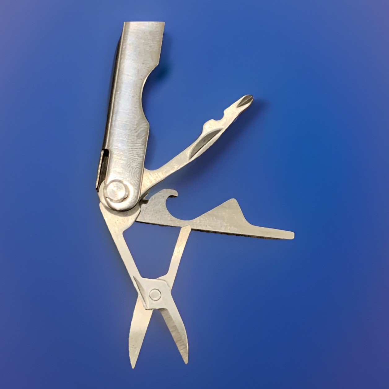 Eddie Bauer Lot of Two (2) Mini Multi Tool with Sheath Blades File Tools Nice 🔥