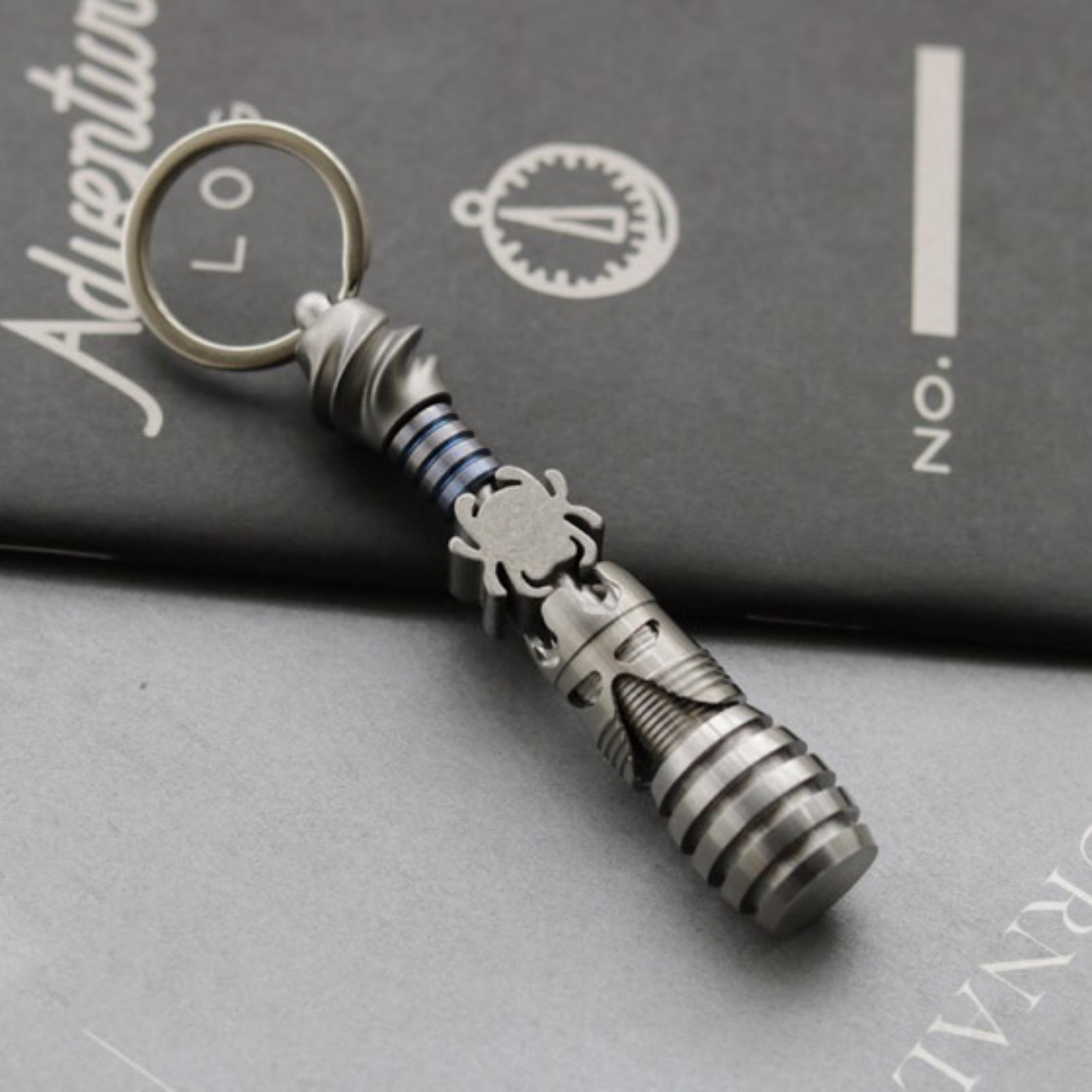 Titanium Key Chain Pendant Knife Beads Pendants Stick EDC Multifunctional Tools