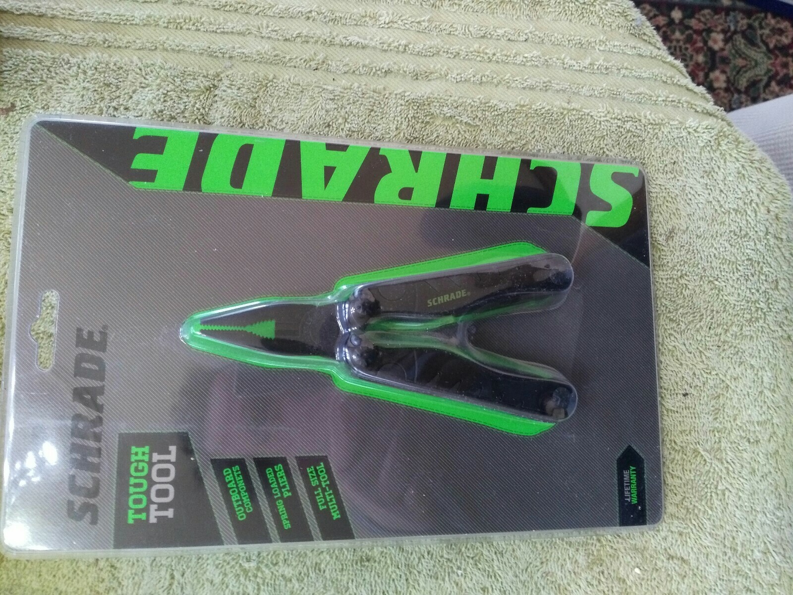 SCHRADE Tough Tool Multi Tool Knife Pliers w/ Carry Case BRAND NEW Stainless SS