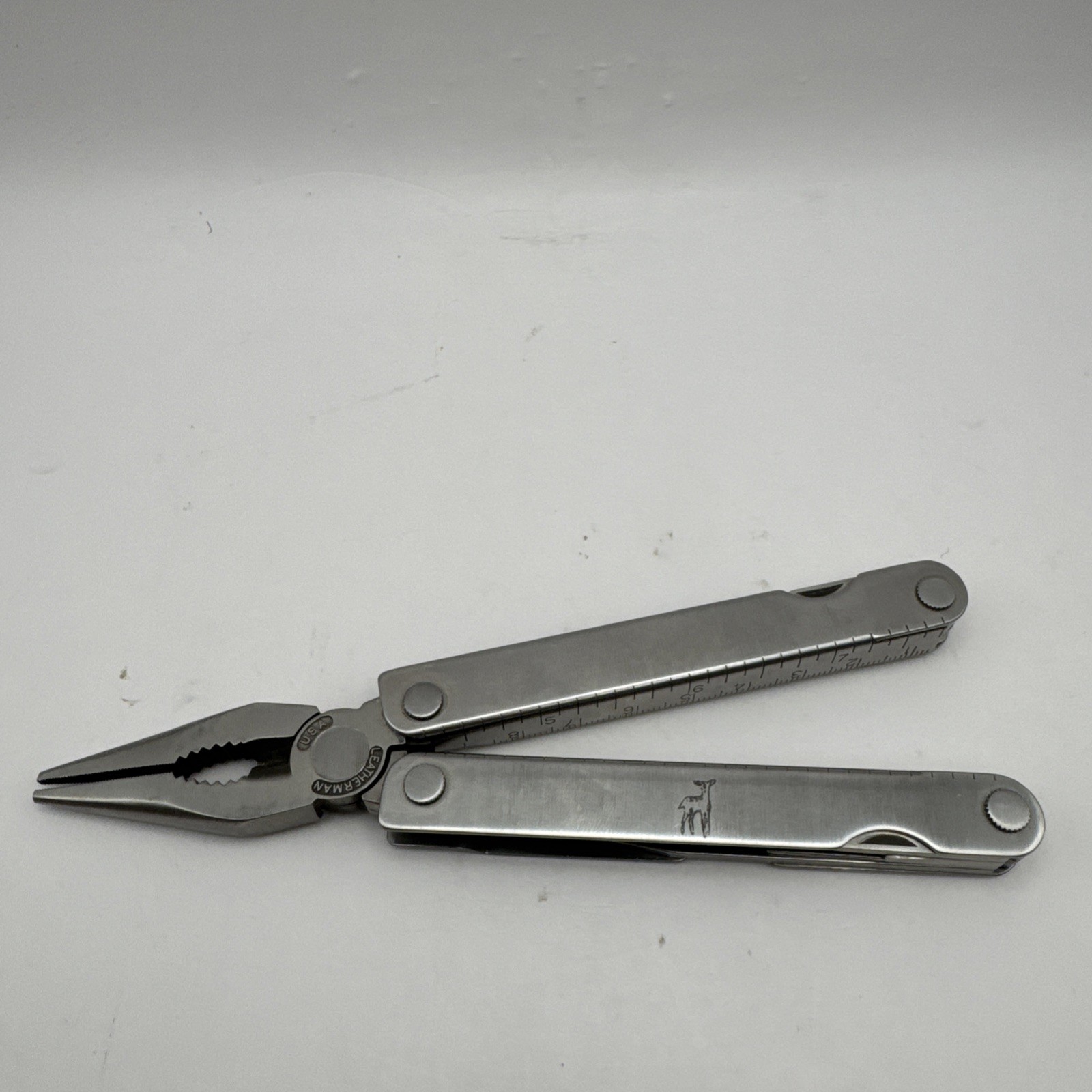 Early Vintage Leatherman Pocket Survival Tool (PST) w/ Original Leather Sheath