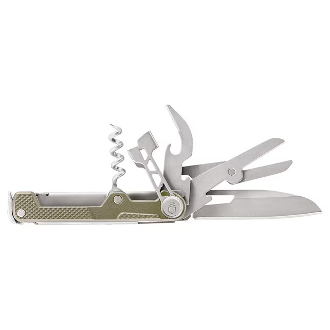 Gerber Armbar Cork Pocket Knife Multi-Tool 8 Tools 3.1 oz – Gold