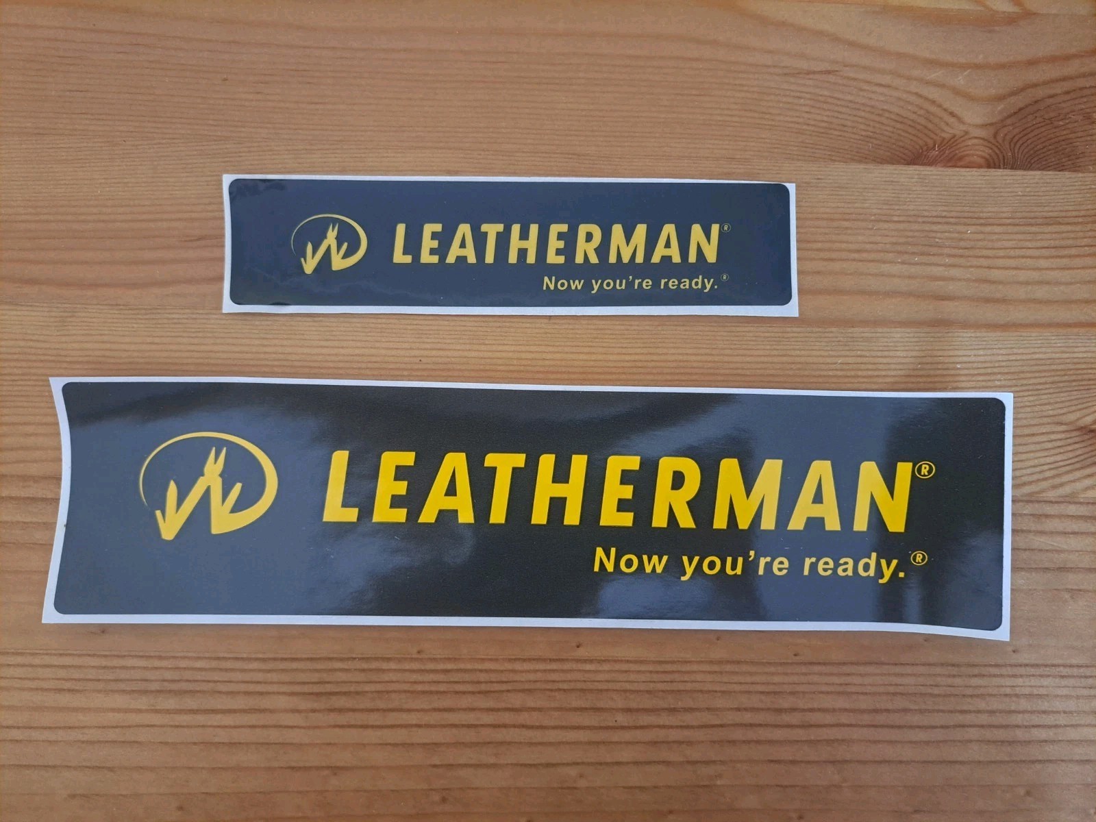 NEW Leatherman Now you’re ready Stickers X2 Charge Wave Bond Curl Rev Skeletool